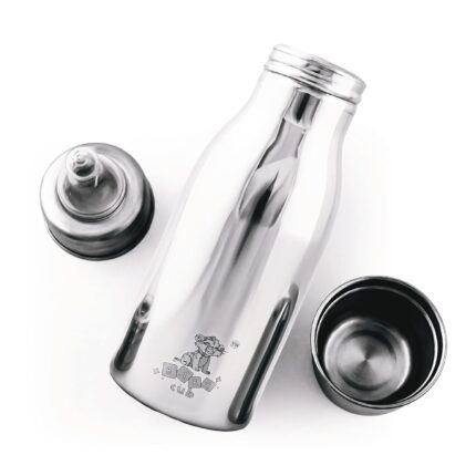 Steel Feeding Bottle For Newborn Baby - 250 ML