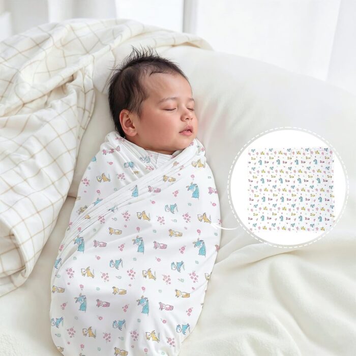 Baby Cub Muslin Cotton Baby Swaddle (Pack of 3) - Image 3