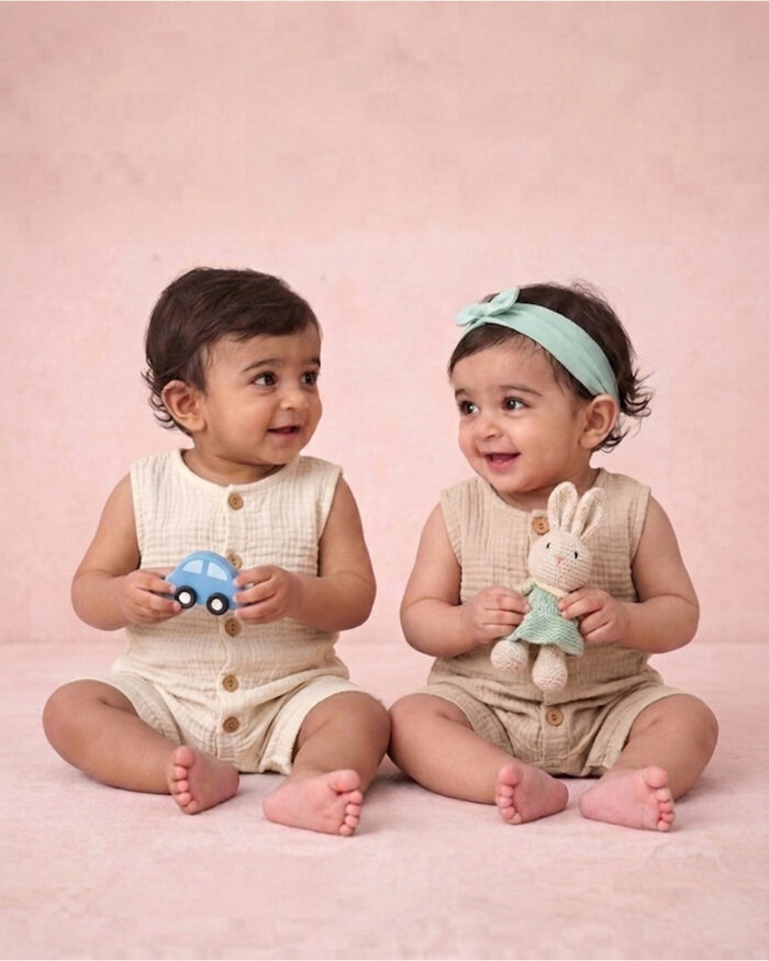 Muslin Baby Romper Clothes | Organic Cotton - Image 7